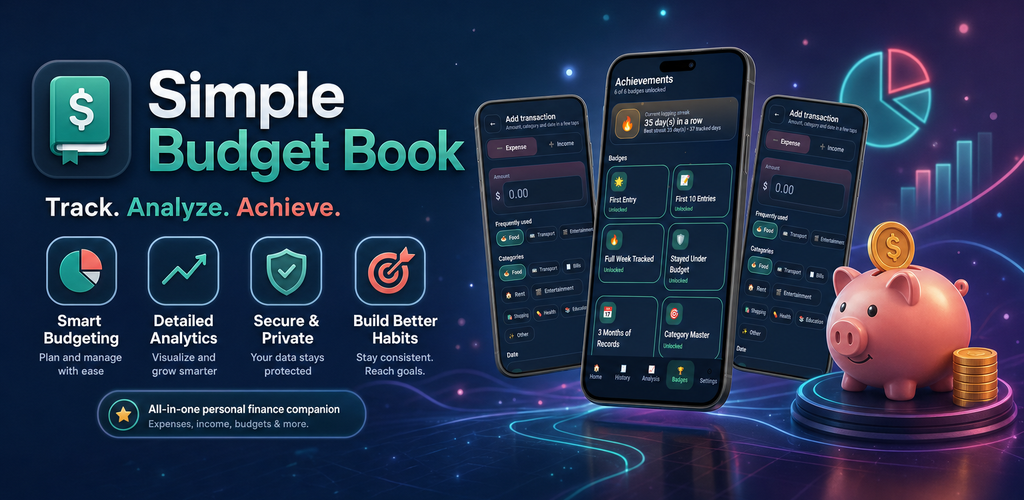 Simple Budget Book promotional banner